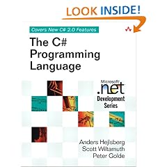 The C# Programming Language (Microsoft .Net Development Series)