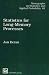 Statistics for Long-Memory Processes (Monographs on Statistics and Applied Probability)