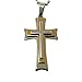 Sany Unisex Stainless Steel Cross Pendant Necklace