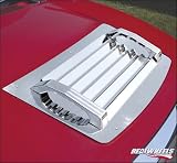 RealWheels 1-Piece Stainless Steel Top Grille With Billet Aluminum Hood Handles, for the 2006 Hummer H3