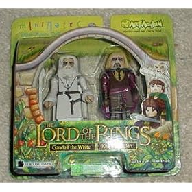 Lord of the Rings Mini Mates Twin Packs Gandalf the White & King Theoden