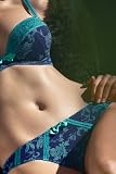 Aubade S126 Hollywood Pin Up Diablo Blue Tanga