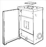 Panels: Four Circuit Outdoor Main Panel Breaker Box, 60 Amp