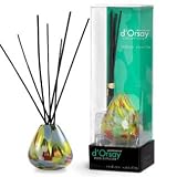 Pearlessence d'Orsay Hand-Blown Glass Reed Diffuser, Indian Vanilla