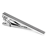 41PJOrIRmjL. SL160  Men Necktie Tie Spring Loaded End Clip Clasp Bar Silver Tone