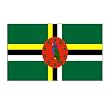 Dominica 3ft x 5ft Polyester Flag
