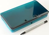 Aqua Blue Nintendo 3DS Complete Full Housing Shell Case Replacement Repair Fix [video games]