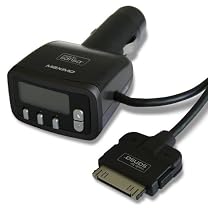 Maximo SAN-360 Car FM Transmitter & Charger For Sansa e200 c200 c100 MP3 Players