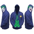 Joker DC Comics All Face View Zip up Hoodie