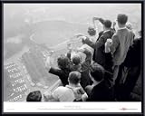 Fans Cheering the Pittsburgh Pirates from atop Cathedral, 1960 World Series vs. The New York Yankees, Framed Art Print by George Silk