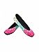 NuFoot Ballet Flats Women's Shoes Foldable & Flexible Flats Slipper Socks Travel Slippers & Exercise Shoes Dance Shoes Yoga Socks House Shoes Indoor Slippers Rainbow Dandie Dot Large (Color vary)