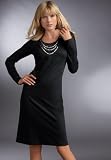Chadwicks The Necklace Dress (DARK RED,8)