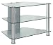 Electronics : LINX Glass LCD/Plasma TV Table - up to 42" LCD/Plasma