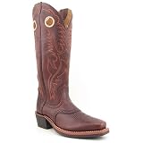 Ariat 2274 Men's Heritage Buckaroo Antiqued Brown/Purple Deertan