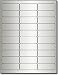 Silver Foil Address Labels, 2 5/8" x 1" 300 labels