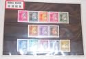 Hong Kong Postage Stamp Series with Queen Elizabeth on Stamp