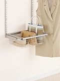 Rubbermaid 3J05 Configurations Sliding Wire Basket, Titanium