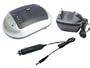 Canon Optura 500 Camcorder Battery Charger - TechFuel&reg; AC & DC Compatible Desktop Battery Charger