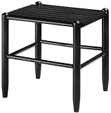 Classic Rocker Side Table 19.5Hx16Wx18D BLACK