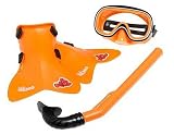 Finding Nemo Swim Gear - Nemo Swim Mask, Snorkel, & Flippers - Orange