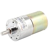 uxcell DCギヤードモータ　ギヤボックスモーター　減速機　磁気　２端子　DC 24V 10RPM