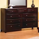 Phoenix Contemporary 9-Drawer Dresser by Coaster Fine Furniture