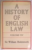 A history of English law. Volume II