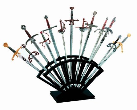 Fan Shaped Sword Stand (holds 13)