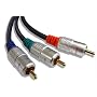 2m HQ RGB RCA 2 Metre Component Cable YPbPr Lead 6ft 6" by Cable Mountain