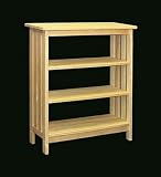 36 Mission Book Shelf (Unfinished) (36H x 30W x 12D)