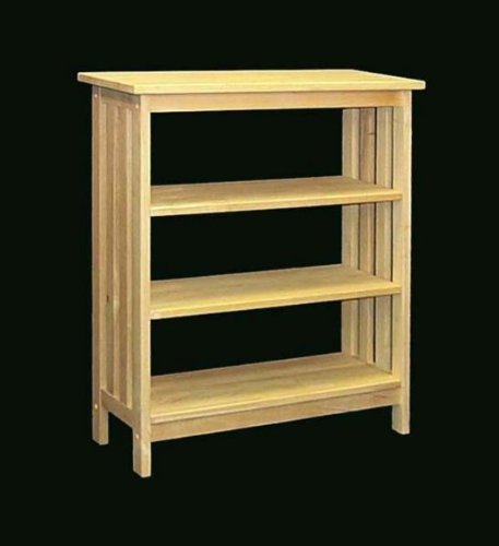 36 Mission Book Shelf Unfinished 36H x 30W x 12D