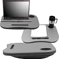 Laptop Cushion Desk with Tray and Cup Holder
