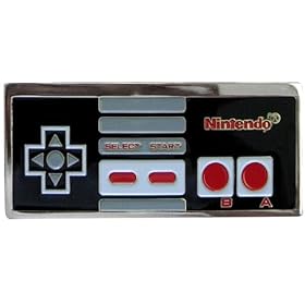 Mens Nintendo Controller Metal Belt Buckle