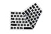 Apple Magic Keyboard Cover 2-Pack (Buy One will Free Gift 1pcs DHZ® Customized Cover) Black Ultra Thin Soft Silicone Skin Protective Film for Magic Keyboard MLA22B/A US Keyboard Layout