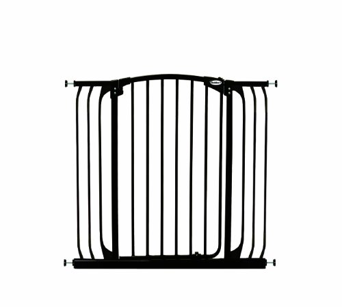 Cheapest Bindaboo Hallway Pet Gate, Swing Closed, Black, Extra-Tall