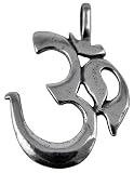 Sterling Silver OM Symbol Pendant Hindu New Age