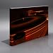 RED TECHNICS TURNTABLE FRAMED A1 CANVAS ART PRINT