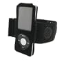 Apple iPod Nano 4th Generation (4G) (BLACK) Active Workout Sports Neoprene Sports Armband, with Retractable 3.5mm to 3.5mm Auxilary Cable + Charging Combo of USB Data 2in1 Sync Cable and USB Car and Wall / Travel Charger