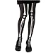 Sexy Black Bones Skeleton Costume Pantyhose Tights