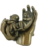 Twins - Beautiful Bronze Twin Babies - New Baby Gift Idea