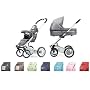 Mutsy 4Rider Light Single Child Stroller w/ Bassinet