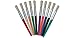 Charles Leonard Inc, Brushes- Stubby Round, Assorted Colors (Red/Blue/Green/Orange/Yellow/Turquoise/Black/Purple/White/Brown), 10/Set (73210)
