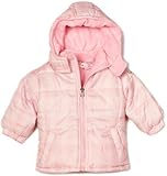 Pink Platinum Baby-girls Infant Tonal Plaid Puffer Jacket