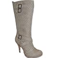 Tamaris Sommer Stiefel in hellem Natur – Stiefel – beige , Schuhgröße 40