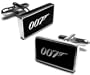 James Bond 007 Silver Cufflinks Cuff Links