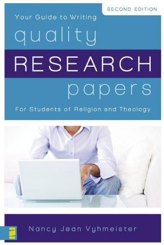 QUALITY RESEARCH PAPERS: For Students of Religion and Theology by VYHMEISTER NANCY JEAN (14-Mar-2008) Paperback
