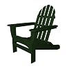 Polywood Outdoor Furniture Classic Adirondack Chair, Green-Plastic Recycled Materials