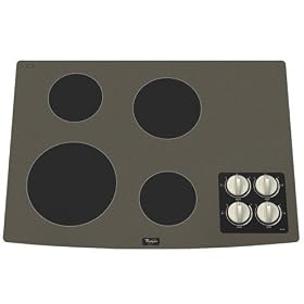 RCC3024RT Whirlpool GoldÂ® 30 Inch Electric Ceramic Glass Cooktop - Biscuit