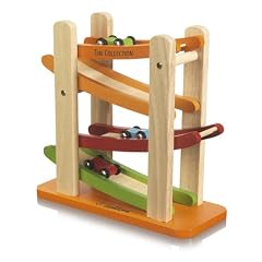 Eichhorn  100004915 - Holz-Autobahn, 4 Etagen und 3 Fahrzeuge, 25 x 24 cm