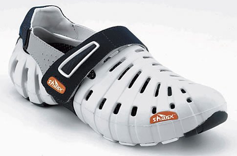 YBC Sharx - Beach Boat and Boardwalk Shoe, Blue/Grey, Size 11